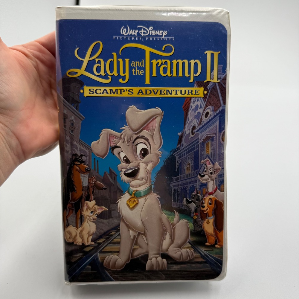 Disney Lady and the‎ Tramp II Scamps Adventure VHS Movie Tape